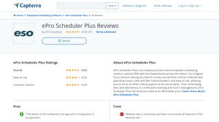 
                            9. ePro Scheduler Plus Reviews 2020 - Capterra - Epro Scheduler Portal Care Ambulance