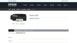 
                            4. Epson L200 | L Series | All-In-Ones | Printers | Support | Epson ... - My Epson Portal L200