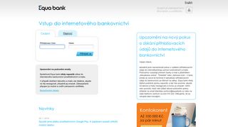 
                            4. Equa bank Internet banking - Equabank Login
