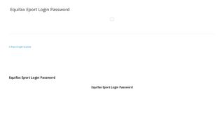 
                            4. Equifax Eport Login Password - Google Sites - Equifax Eport Portal