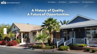 
                            2. Equity LifeStyle Properties | Manufactured Home Communities, Rental ... - Els Community Portal
