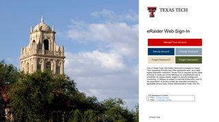 
eRaider - Texas Tech University
