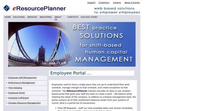 eResourcePlanner - Employee Portal