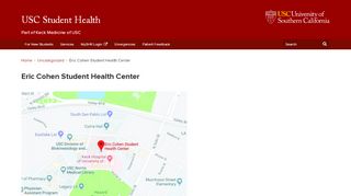 
                            1. Eric Cohen Student Health Center | USC Student Health - Eric Cohen Student Health Portal