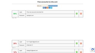 
                            5. erito.com - free accounts, logins and passwords - Erito Login
