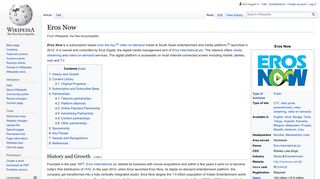 
                            4. Eros Now - Wikipedia - Eros Now Sign Up