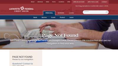 
                            7. Error Page Lafayette Federal Credit Union Now Serving ...