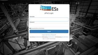 ES3 ePort - Login - Es3 Employee Portal