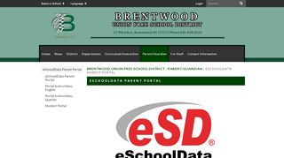 
                            4. eSchoolData Parent Portal - Brentwood Union Free School District - Brentwood Student Portal