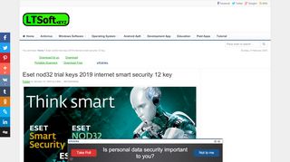 
                            5. Eset nod32 trial keys 2019 internet smart security 12 key » LT ... - Nod32 Login Keys