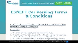 
                            3. ESNEFT Car Parking Terms & Conditions - CPP - Ipswich Hospital Parking Portal