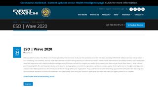 
                            8. ESO | Wave 2020 - FirstWatch - Eso Suite Portal