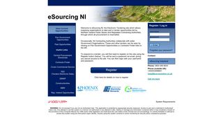 eSourcing NI - Etenders Ni Portal