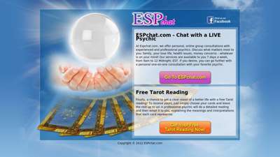 ESPchat.com - Chat with a LIVE Psychic - Free Tarot Reading