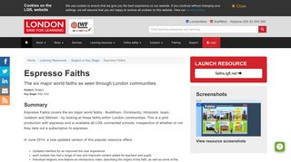
                            3. Espresso Faiths - London Grid for Learning - Espresso Lgfl Portal