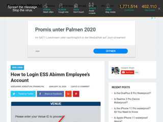 ESS Abimm Employee Web Portal Login - Gadgets Wright
