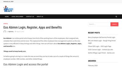 Ess Abimm Login, Register, Apps and Benefits - Loginguy.com
