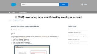 
                            3. [ESS] How to log in to your PrimePay employee account - Primepay Login