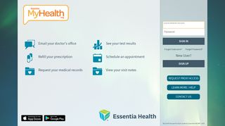 
                            1. Essentia MyHealth - Login Page - Essentia Health Portal