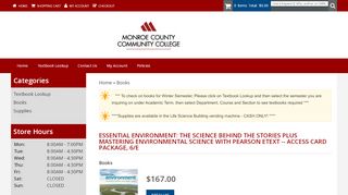 
                            7. Essential Environment: The Science Behind the Stories Plus ... - Mastering Environmental Science Portal