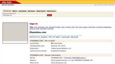 Eteambsa.com: Sign-In