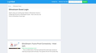 
                            5. Ethostream Guest Login or Sign Up - Ethostream Guest Portal
