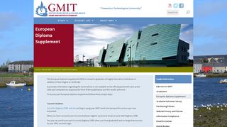 
                            7. European Diploma Supplement | GMIT - Gmit Portal