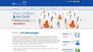 
                            4. EVA | Employment Verification Advantage - E Advantage Portal