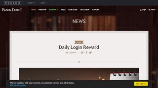 
                            2. Event Daily Login Reward - Black Desert : Available Now | PA ... - Black Desert Online Portal Rewards