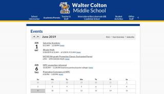 
                            5. Events | Walter Colton Middle School - Walter Colton Middle School Student Portal