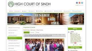 
                            7. Events - Welcome to High Court of Sindh - Sindh High Court Job Portal