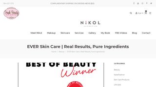 
                            8. EVER Skin Care | Real Results, Pure Ingredients - Fresh ... - Ever Skin Care Portal
