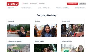 
                            6. Everyday Banking| Checking, Savings & Credit Cards | BECU