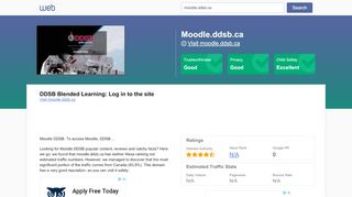 
Everything on moodle.ddsb.ca. DDSB Blended Learning: Log ...  
