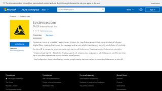 
                            7. Evidence.com - Azure Marketplace - Microsoft - Evidence Com Sign In