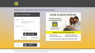 
                            4. EVINE Live Credit Card - Synchrony Bank - Shophq Credit Card Portal