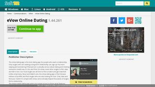
                            4. eVow Online Dating 1.44.261 Free Download - Evow Com Sign Up