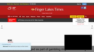 
                            8. Ex-Genevan charged as part of gambling ring | News | fltimes ... - Justwagers Com Portal