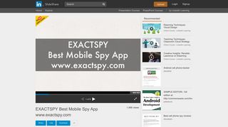 
                            4. EXACTSPY Best Mobile Spy App www.exactspy.com - Login Exactspy