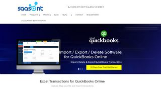 Excel Transactions For QuickBooks Online - Saasant - Saasant Portal