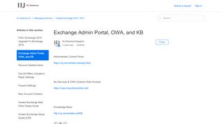 
                            5. Exchange Admin Portal, OWA, and KB – IIJ America Inc - Https Controlpanel Serverdata Net Asp Mmanager Portal Asp Owa 1