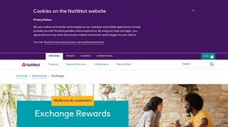 
                            1. Exchange | MyRewards | NatWest - Natwest Yourpoints World Mastercard Portal