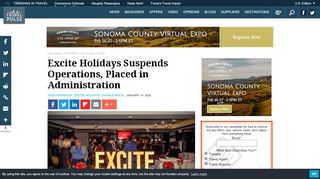 
                            8. Excite Holidays Suspends Operations, Placed in ... - TravelPulse - Excite Holidays Agent Portal