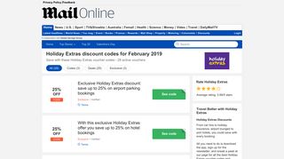 
                            9. EXCLUSIVE Holiday Extra Discount Codes → 30% OFF ... - Abc Holiday Extras Agent Portal