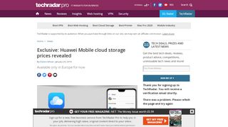 
                            12. Exclusive: Huawei Mobile cloud storage prices revealed ... - Huawei Cloud Service Portal