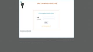 
Existing Account Login - Flash Valet - FlashParking
