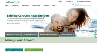 
                            4. Existing CareCredit Cardholders | CareCredit - Go Ge Capital Bank Portal