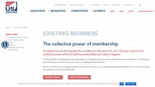 
                            9. Existing Members - United States Sailing Association - American Sailing Association Portal