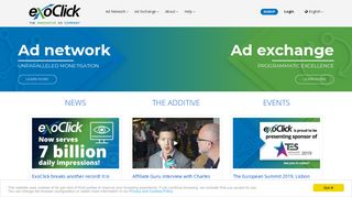 
ExoClick the innovative ad company  
