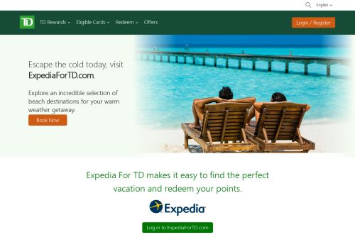 
                            2. Expedia For TD - TD Rewards - Td Visa Infinite Rewards Portal